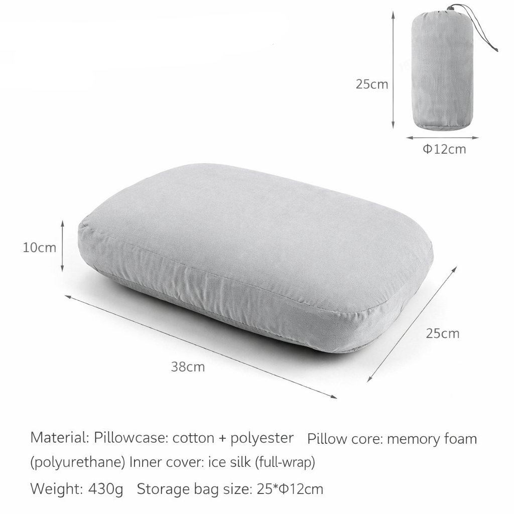 ComfortCloud – Portable Memory Foam Pillow for All Adventures