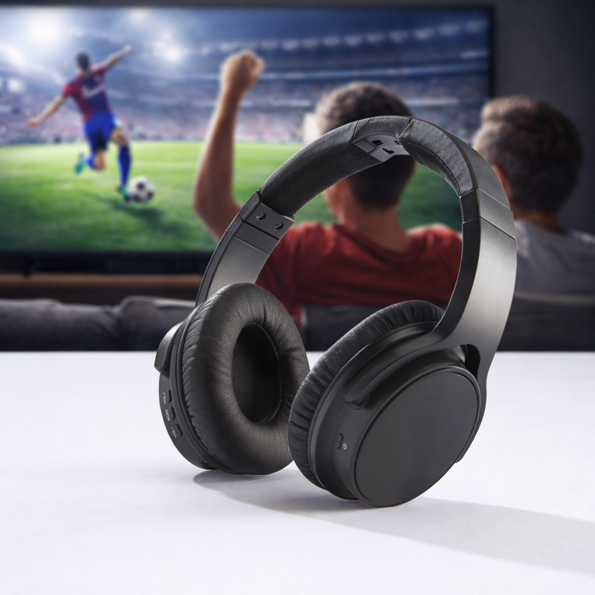 Wireless Audio Headphones for TV Enjoyment with 48.8m Range