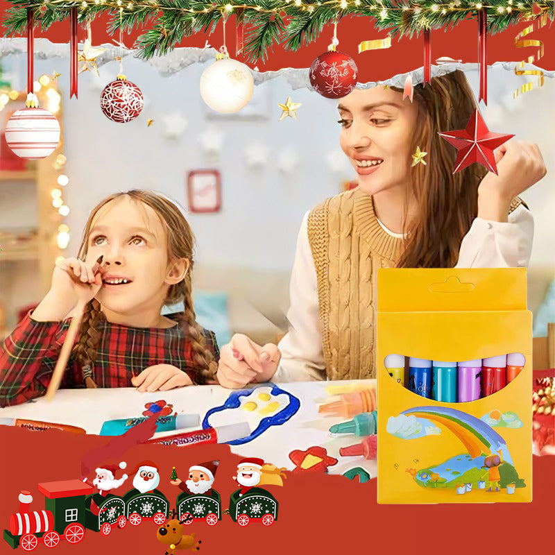 3D Marker Set Bubble-Effect Vibrant Colors Kid-Friendly
