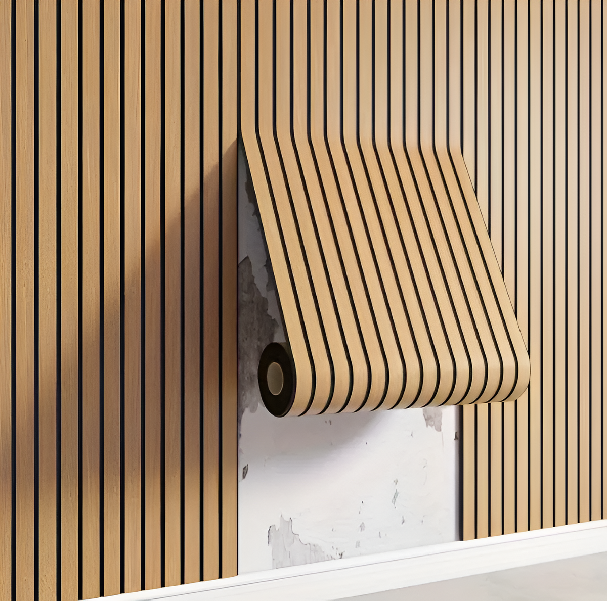 3D Wall Panel Self-Adhesive Wood-Look Water & Scratch-Resistant
