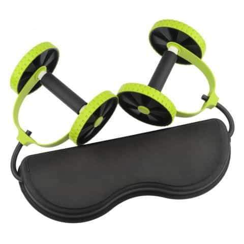 Ab Roller Double Wheels & Adjustable Resistance