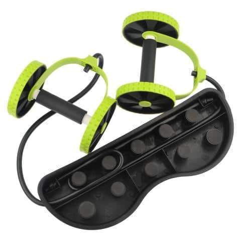 Ab Roller Double Wheels & Adjustable Resistance