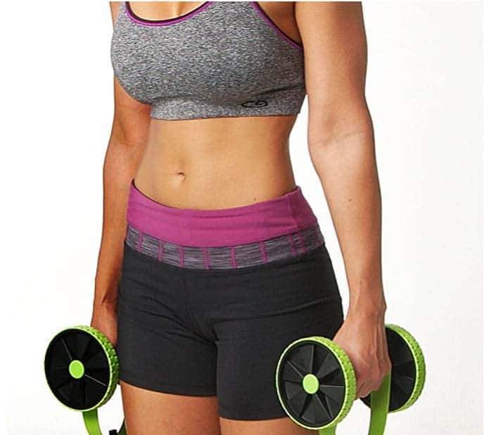 Ab Roller Double Wheels & Adjustable Resistance