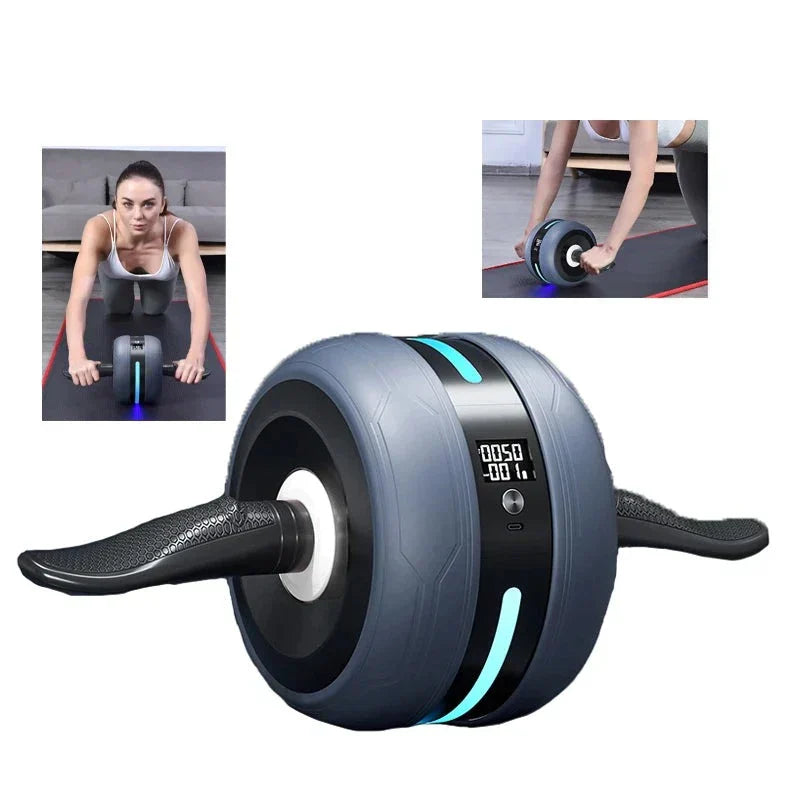 Ab Wheel Automatic Return & Smart Rep Counter