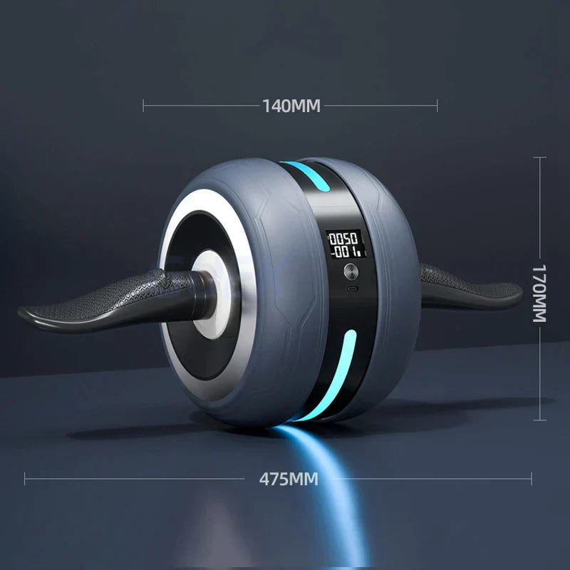 Ab Wheel Automatic Return & Smart Rep Counter
