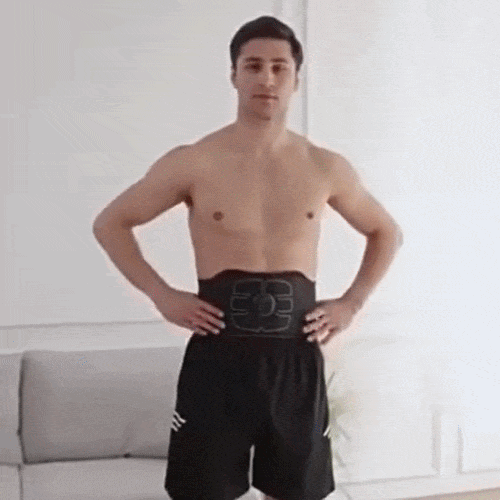 Abdominal Belt EMS 6 Modes USB Rechargeable