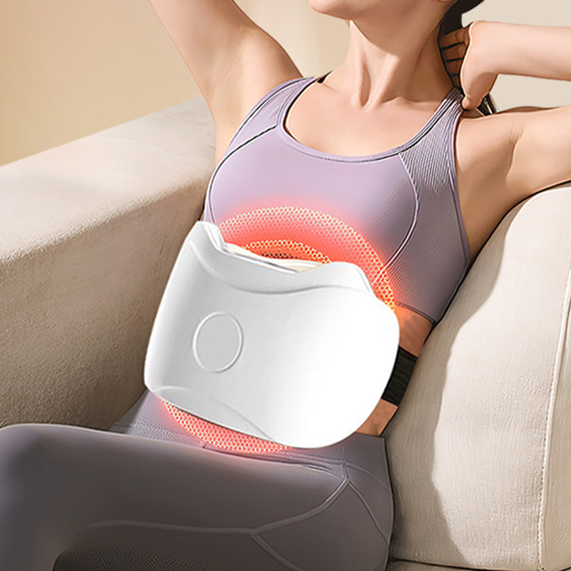 Abdominal Massager Heat & Vibration Wireless Rechargeable