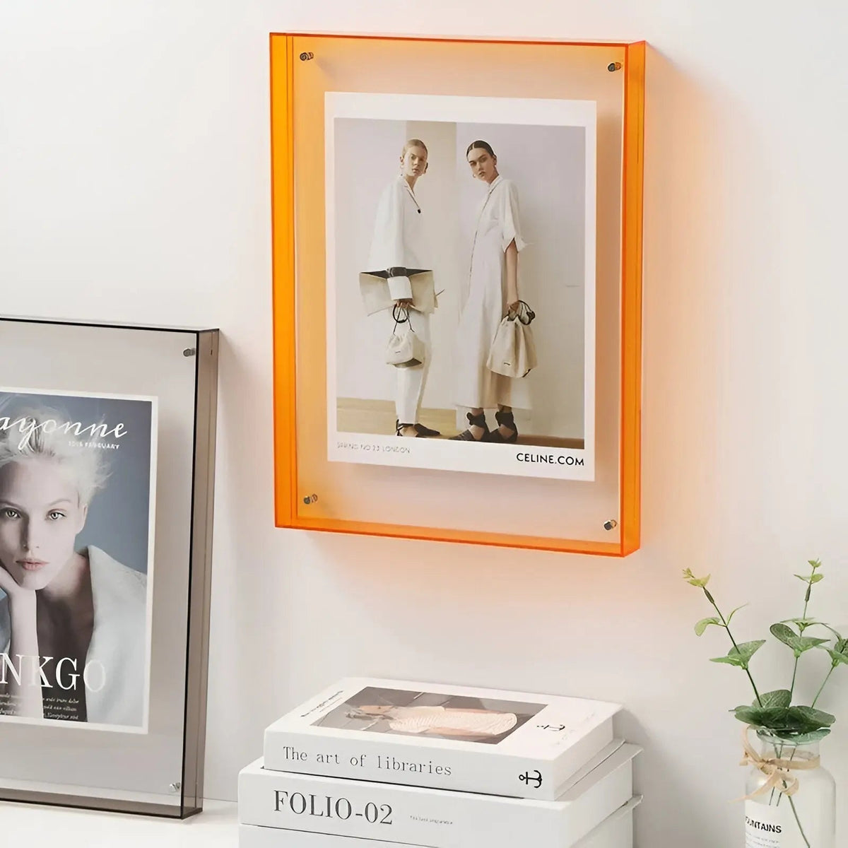 Acrylic Picture Frame Colored Edge & UV-Resistant
