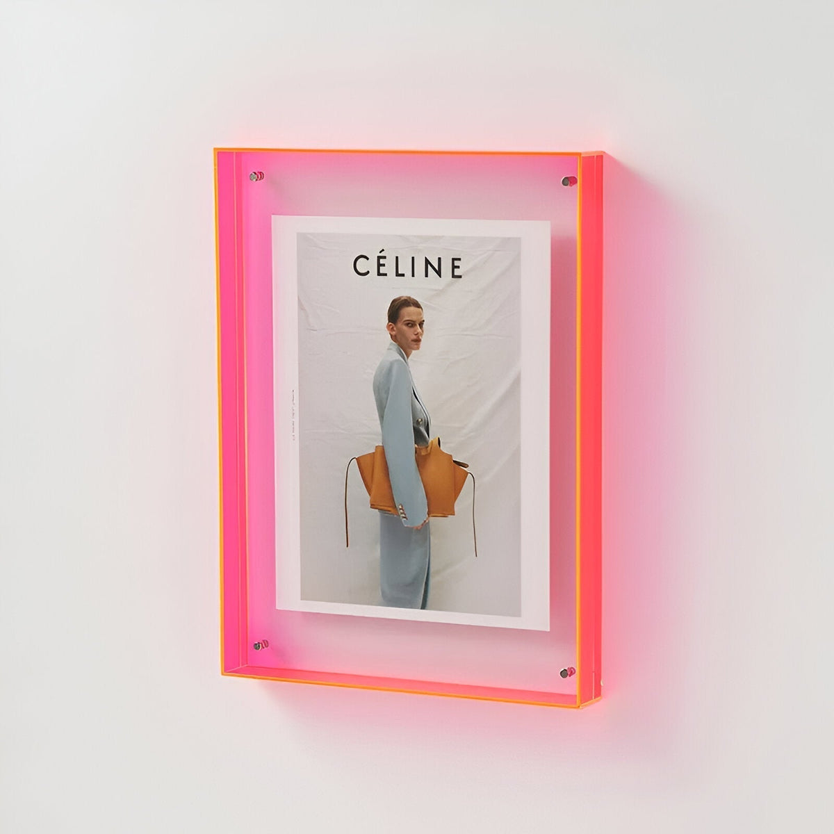 Acrylic Picture Frame Floating Effect Tool-Free Image Swap