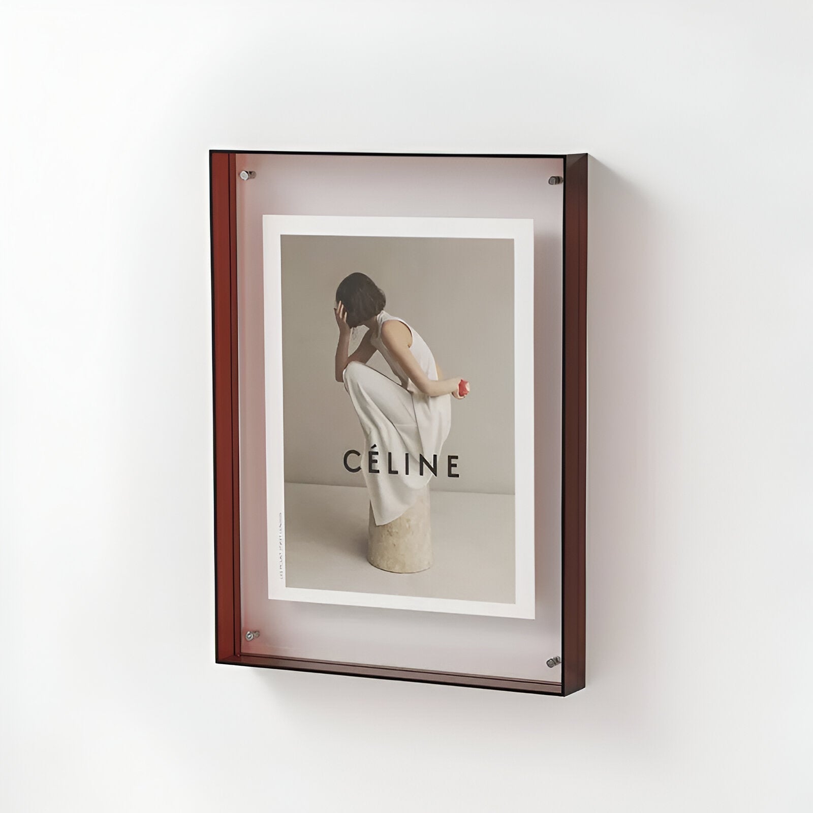 Acrylic Picture Frame Floating Effect Tool-Free Image Swap