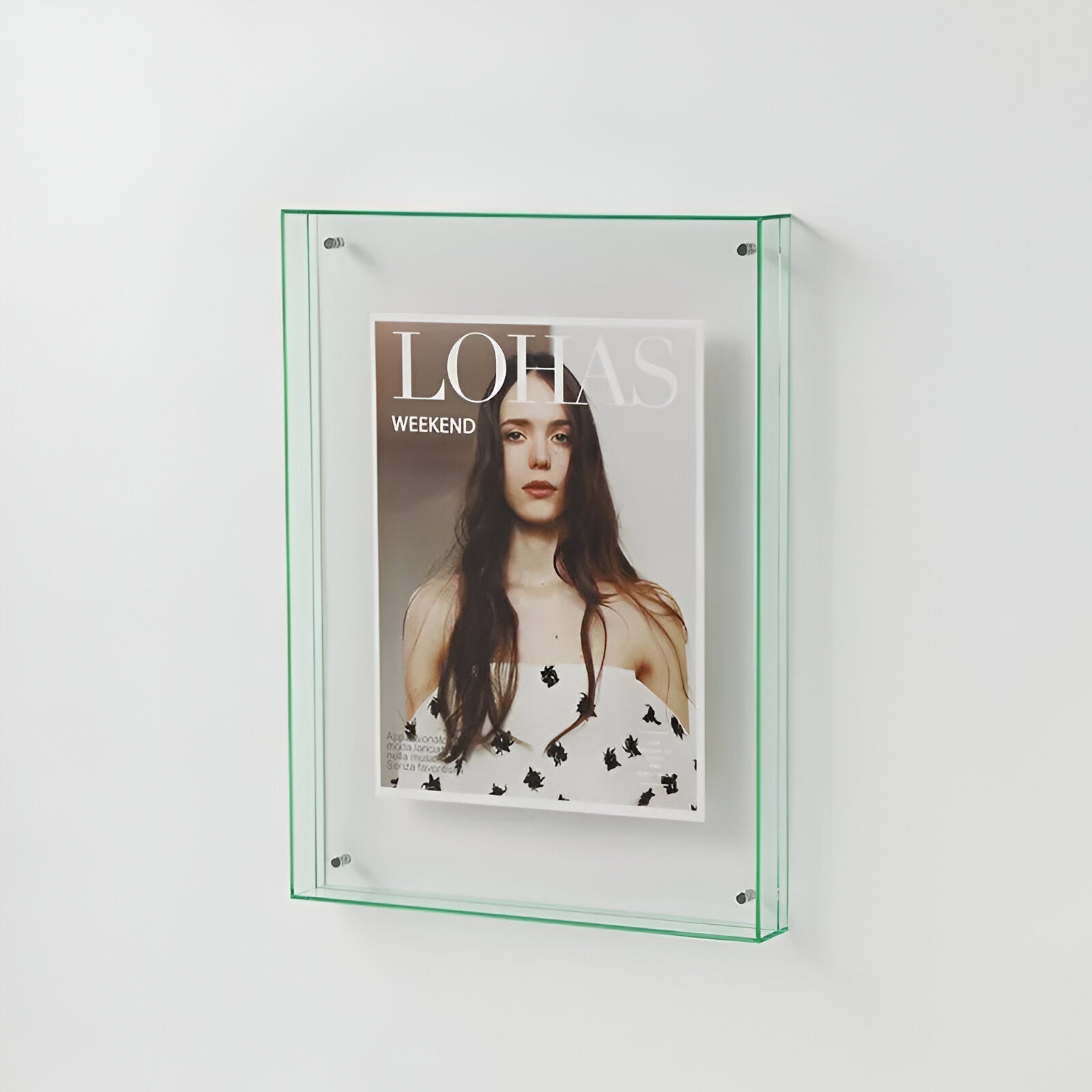 Acrylic Picture Frame Floating Effect Tool-Free Image Swap