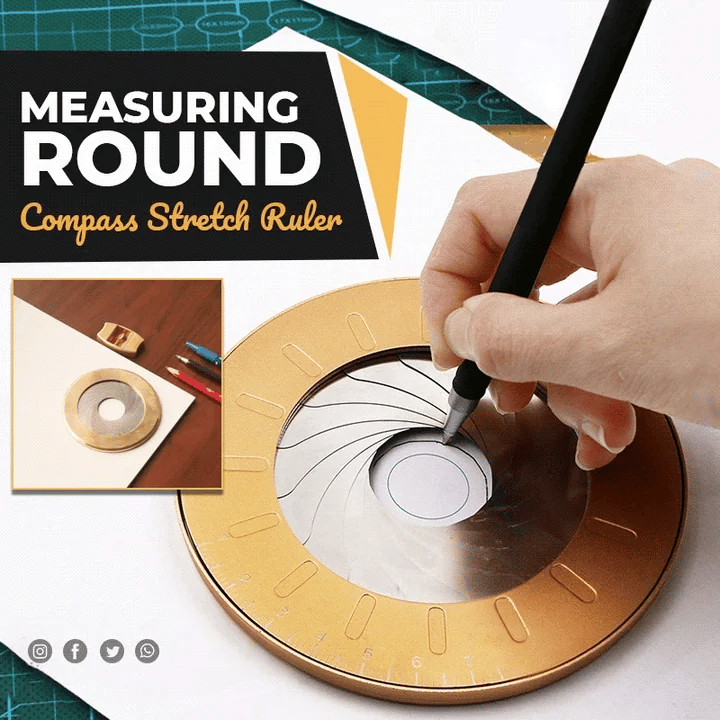 Adjustable Compass Non-Slip Aluminum & Stainless Steel