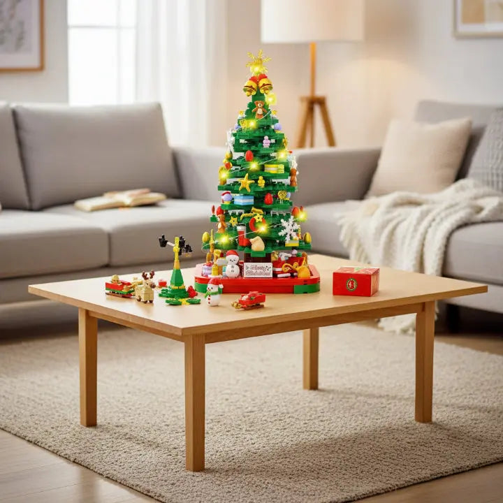 Advent Calendar Buildable Mini Christmas Tree Reusable Keepsake