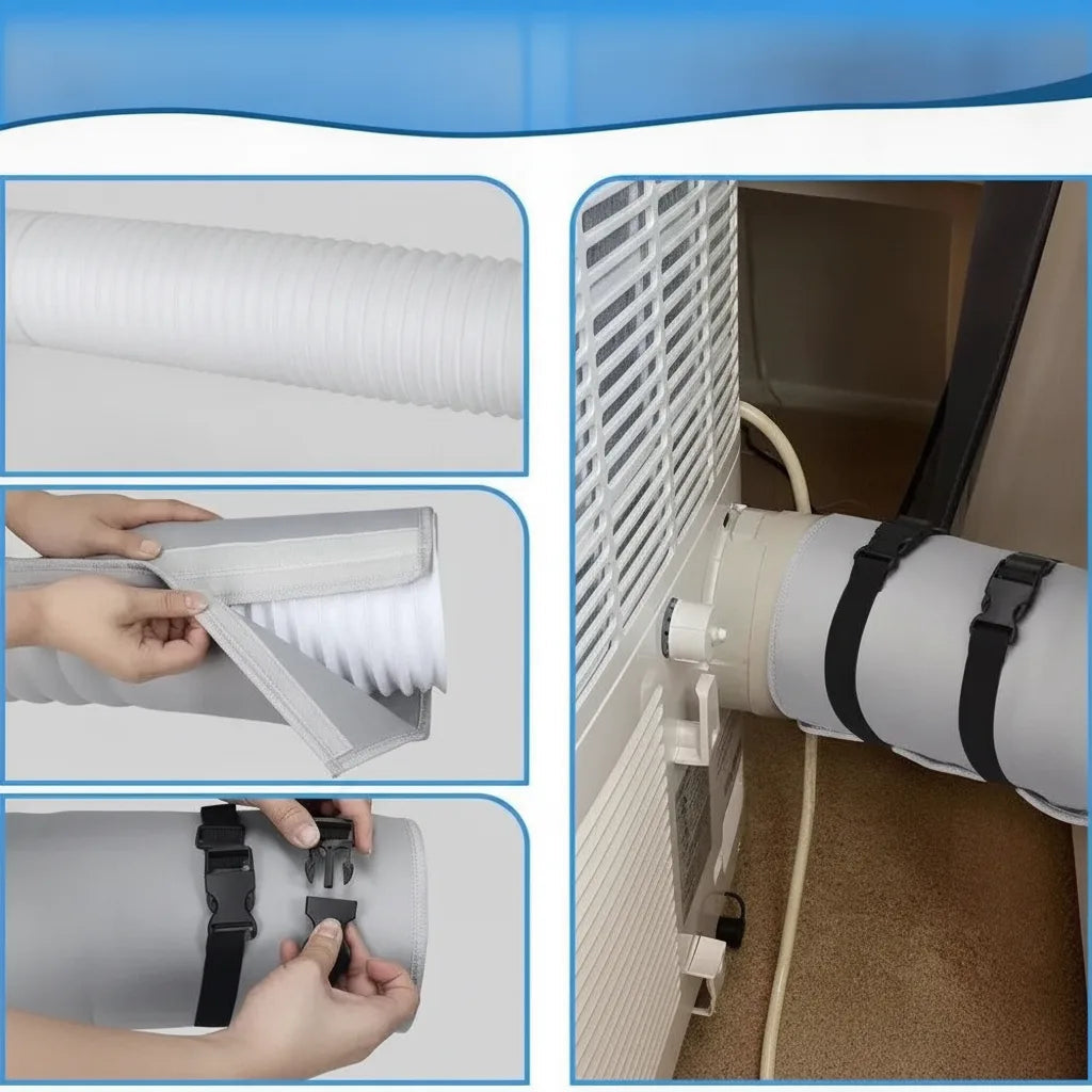 Air Conditioner Hose Cover Insulated Waterproof PVC