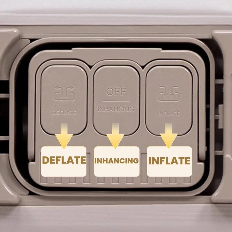 Air Mattress Built-In Battery Pump Honeycomb Support