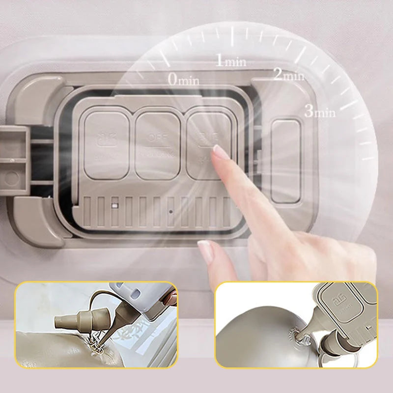 Air Mattress Built-In Battery Pump Honeycomb Support