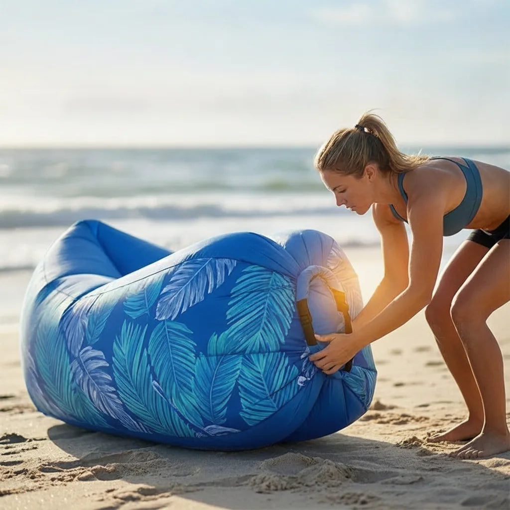 Air Mattress Self-Inflating Waterproof Integrated Sunshade