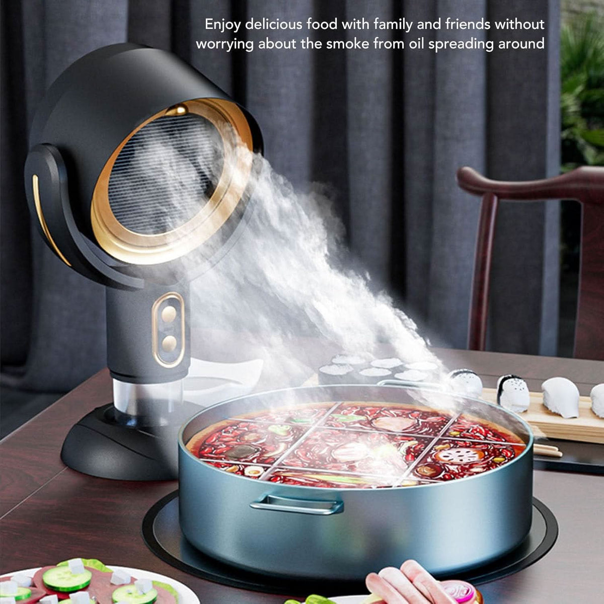 Air Purifier Real-Time Smoke & Odor Removal Whisper-Quiet