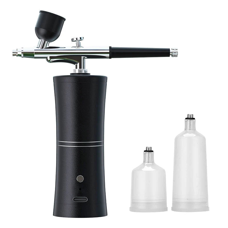 Airbrush Gun Cordless & Rechargeable Adjustable Pressure Precision Nozzle