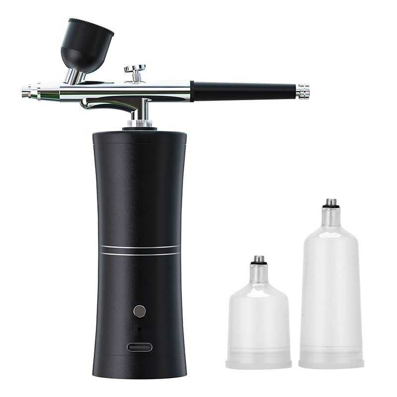 Airbrush Gun Rechargeable Cordless 3 Interchangeable Nozzles