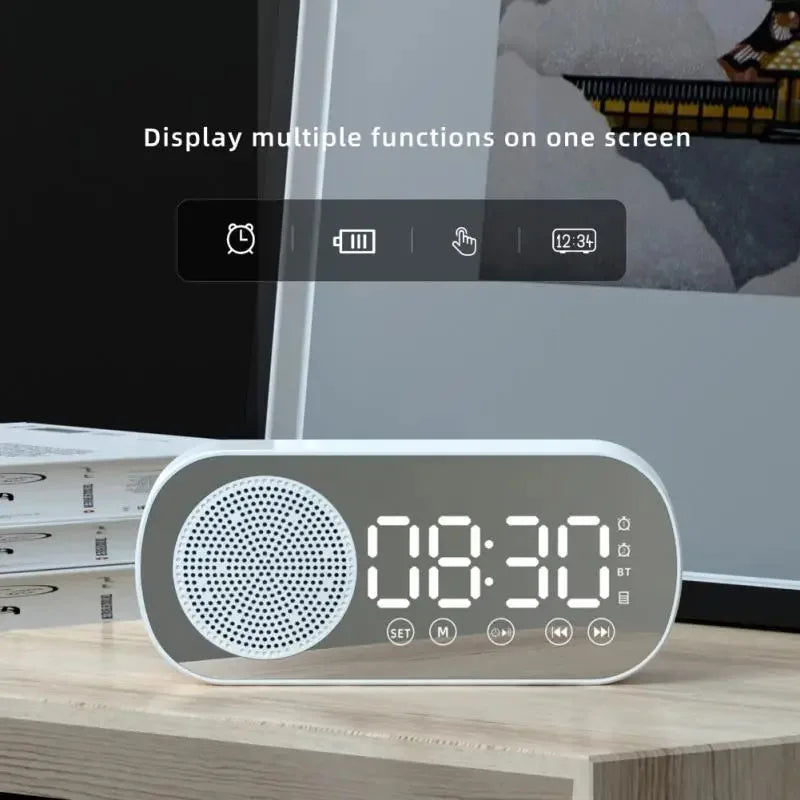Alarm Clock Bluetooth & FM Radio Large LED Display