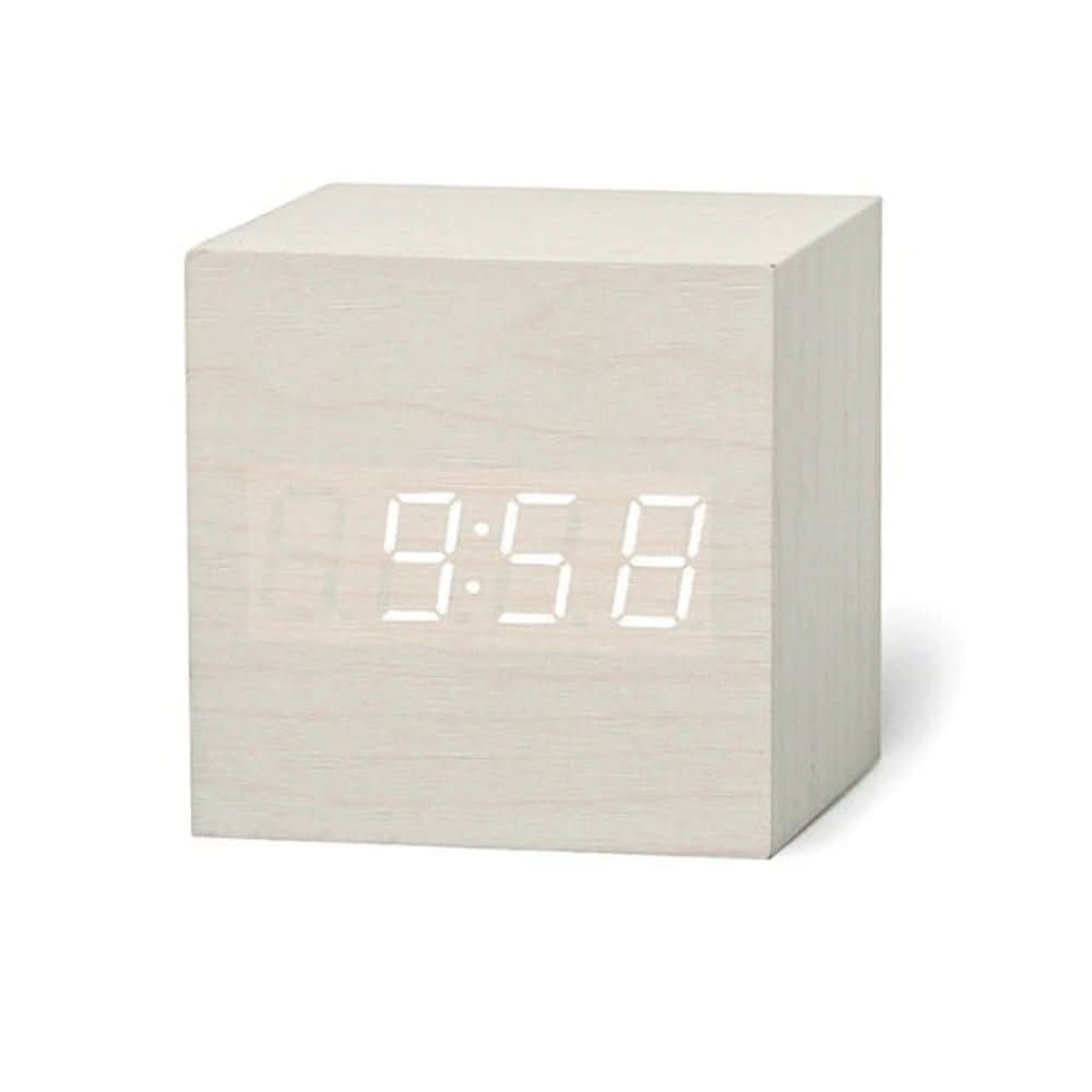 Alarm Clock LED Cube Time Date & Temperature