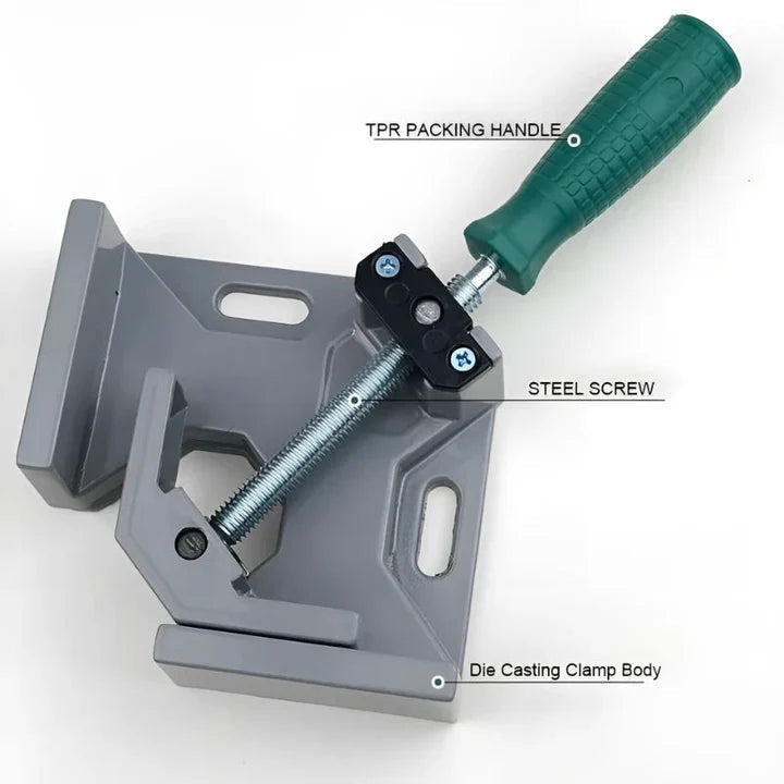 Angle Clamp 90-Degree Aluminum Double-Sided Clamping