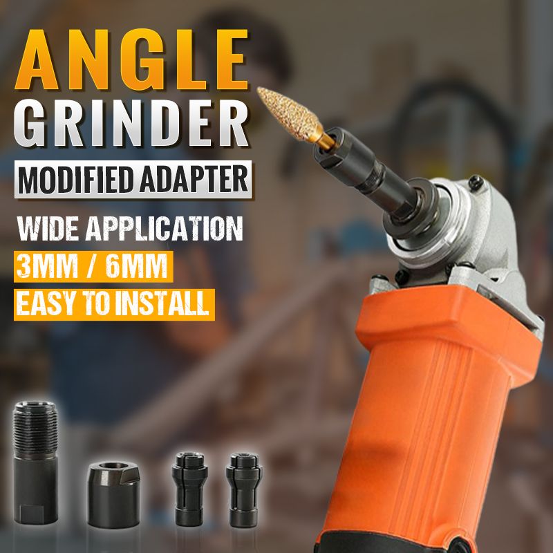 Angle Grinder Adapter Solid Metal Dual Clamping
