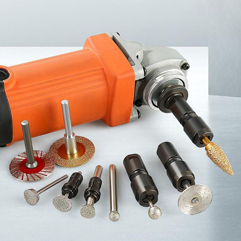 Angle Grinder Adapter Solid Metal Dual Clamping
