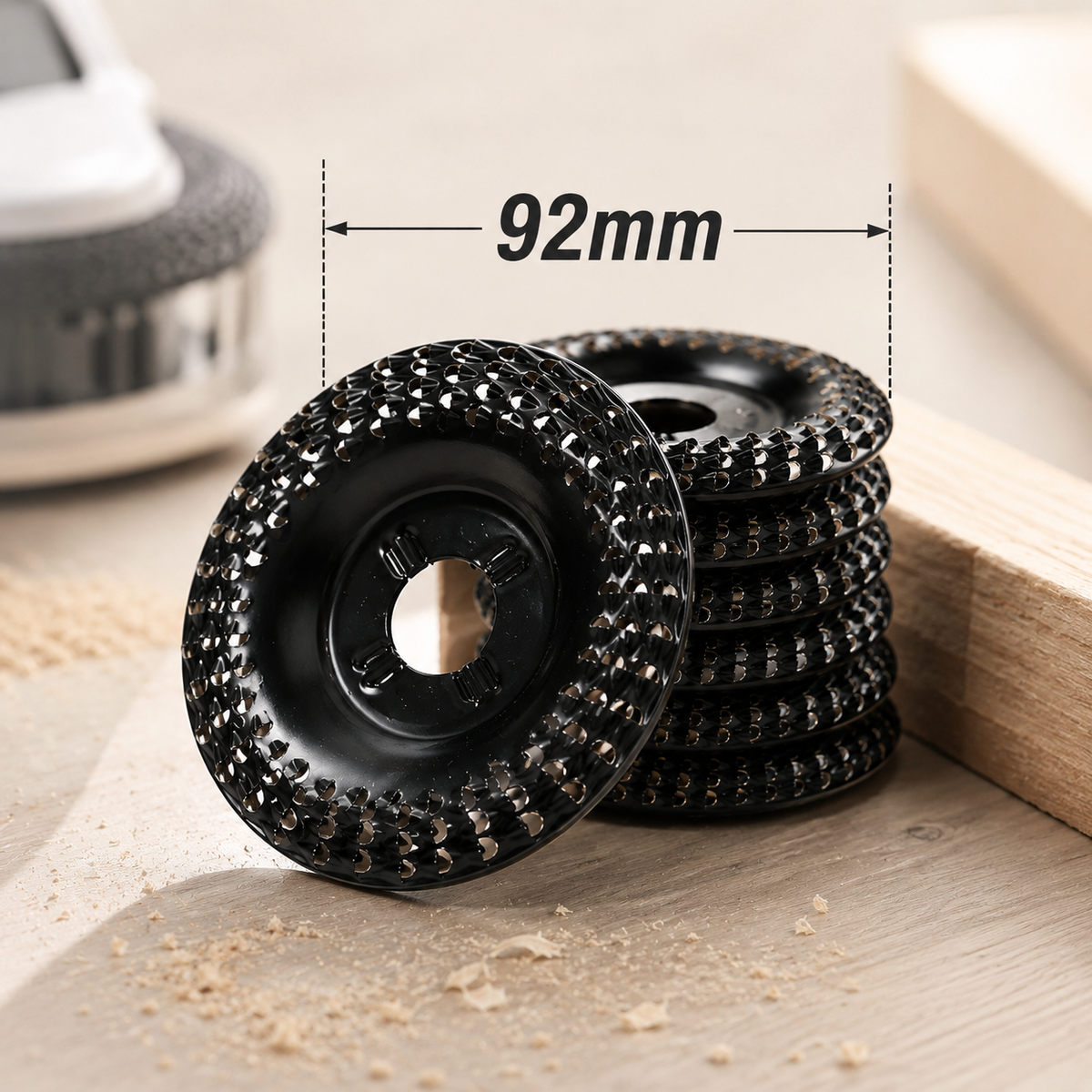 Angle Grinder Disc Curved Dome Anti-Clog Carbon Steel