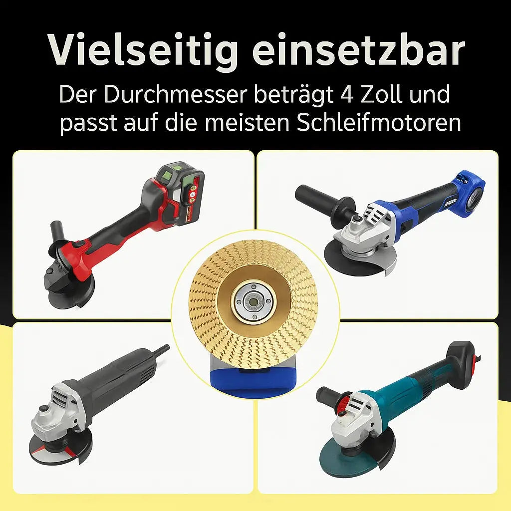 Angle Grinder Disc Set Tungsten Carbide 3-Piece 4.5 Inch