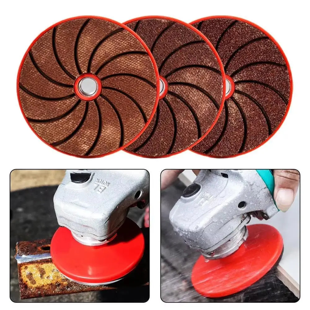 Angle Grinder Discs Multi-Grit 80mm For Metal & Wood