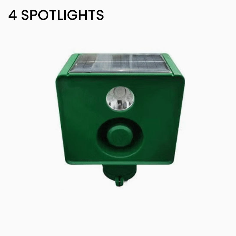 Animal Repellent Solar Motion-Activated Strobe Light & Alarm