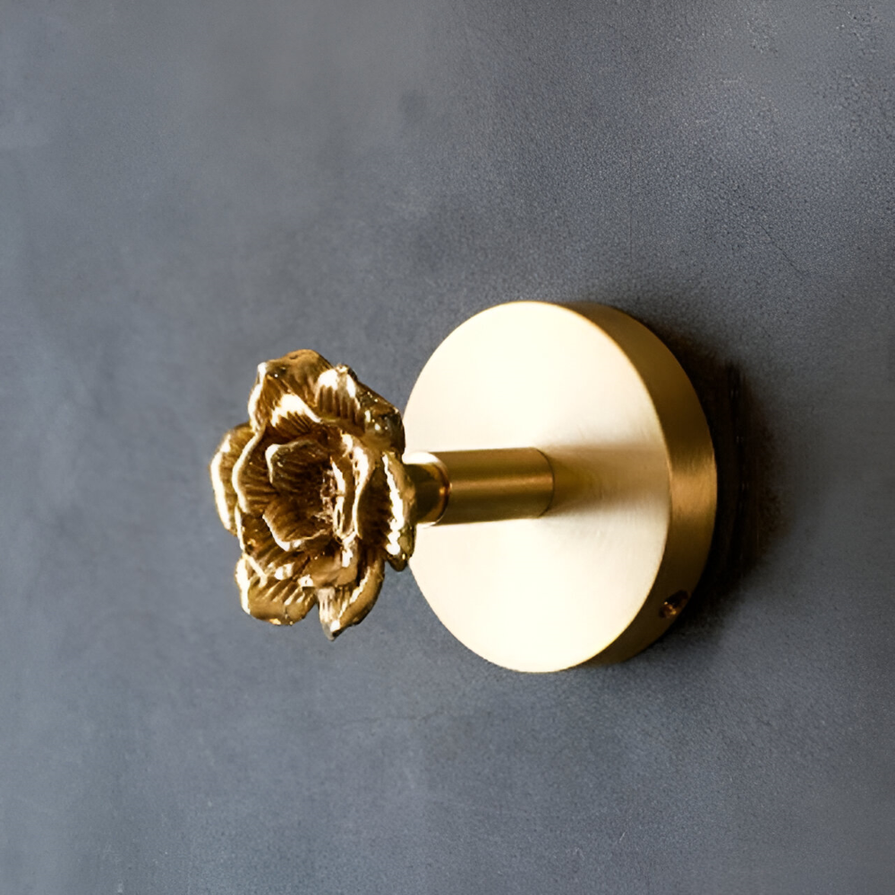 Animal Wall Hook Solid Copper Gold Finish