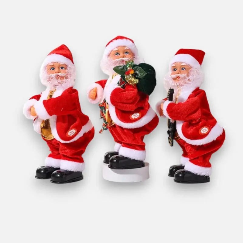 Animated Santa Gnome Musical Battery-Operated Plush Finish