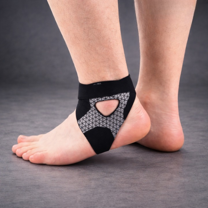 Ankle Brace Tech-Flex Reinforced U-Shaped Compression Adjustable Velcro
