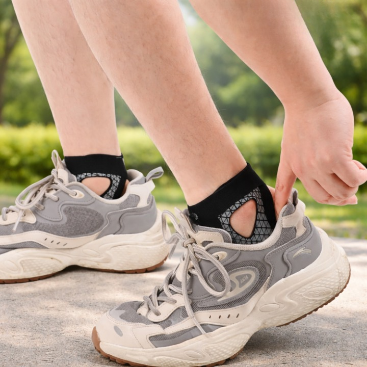 Ankle Brace Tech-Flex Reinforced U-Shaped Compression Adjustable Velcro