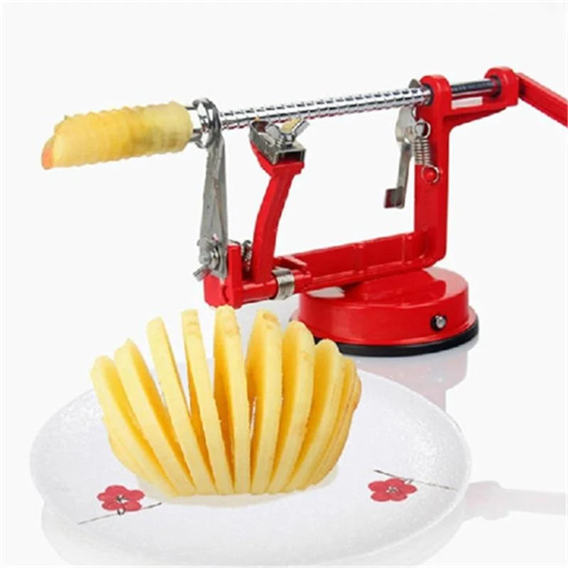Apple Peeler 3-in-1 Adjustable Blades Suction Base
