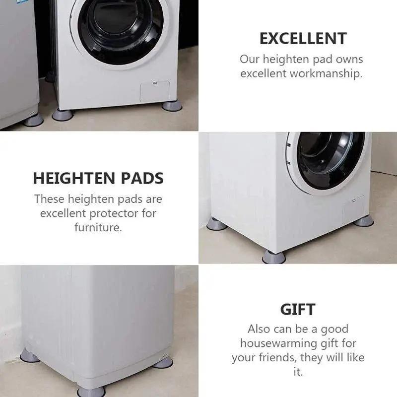 Appliance Anti-Vibration Pads Shock-Absorbing Rubber Set of 8