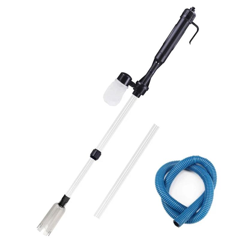Aquarium Gravel Vacuum Battery-Powered Filter Bag
