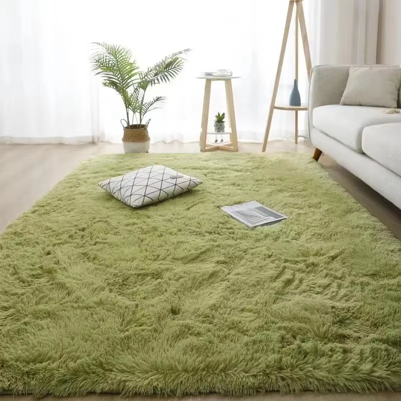 Area Rug Plush High Pile Non-Slip Backing