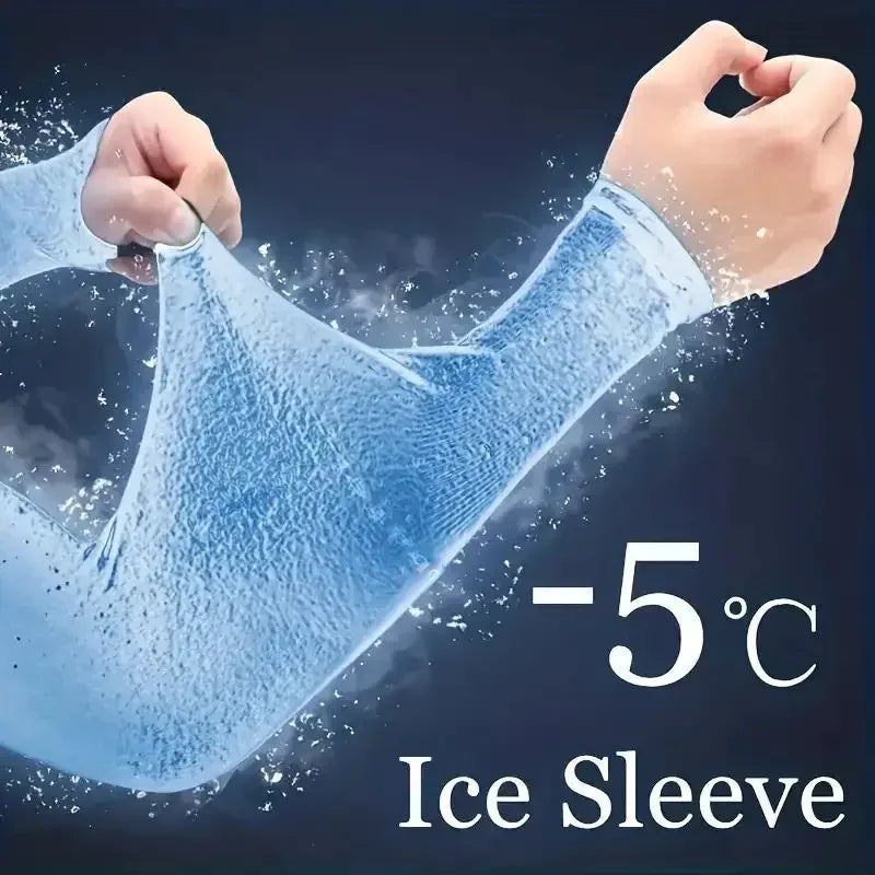 Arm Sleeves Ice Silk Cooling UPF 50+ Breathable Fit