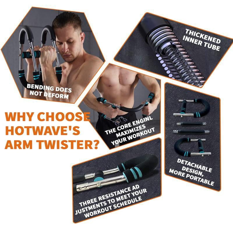 Arm Twister Trainer 3 Resistance Levels Foam Grip
