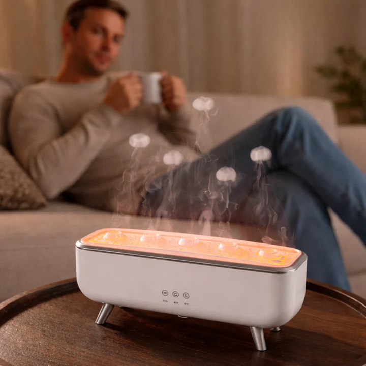 Aroma Diffuser Jellyfish Mist & Color-Changing LED 300ml Tank