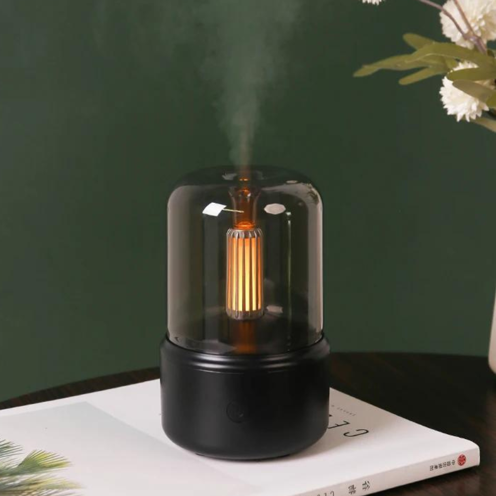 Aroma Diffuser Lamp USB-Powered Night Light & Auto Shutoff
