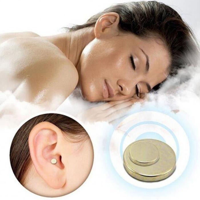 Auricular Magnetic Patches Nicotine-Free 24-Carat Gold-Plated Reusable
