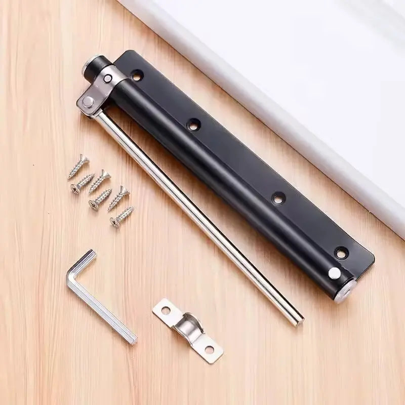 Automatic Door Closer Quiet Adjustable 4-Speed Stainless Steel