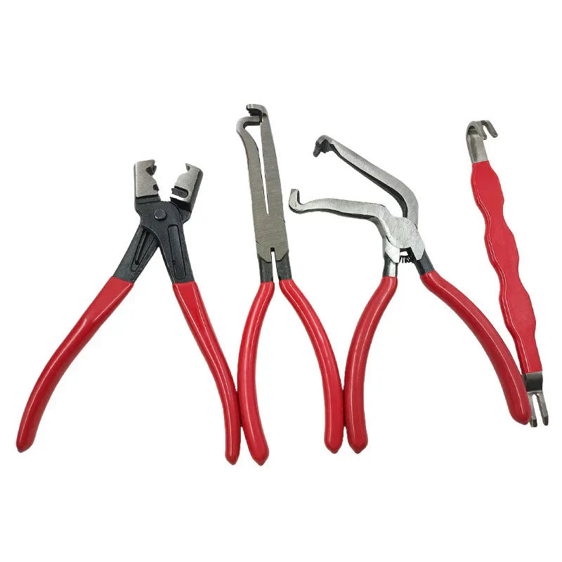 Automotive Connector Pliers Angled Tips Ergonomic Non-Slip Grip