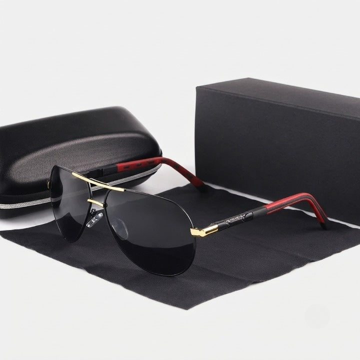 Aviator Sunglasses Polarized UV400 Aluminum Frame