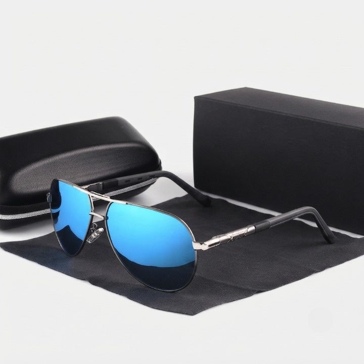 Aviator Sunglasses Polarized UV400 Aluminum Frame